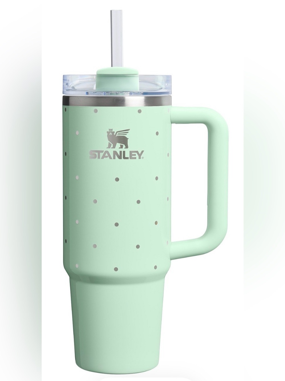 NWT Stanley Limited Edition Peppermint Polka Dot Flowstate Quencher H2.0 - 30 oz